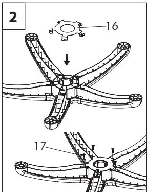 TRISTAR TABLE ET PIED 2200 - OPTIMEO ‐ OAC 250 RE1  OPTIMEO ‐ OAC 250 RE2  OPTIMEO ‐ OAC 300 RE1 - VOOR GEBRUIK - 4