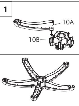 TRISTAR TABLE ET PIED 2200 - OPTIMEO ‐ OAC 250 RE1  OPTIMEO ‐ OAC 250 RE2  OPTIMEO ‐ OAC 300 RE1 - VOR DEM GEBRAUCH - 2