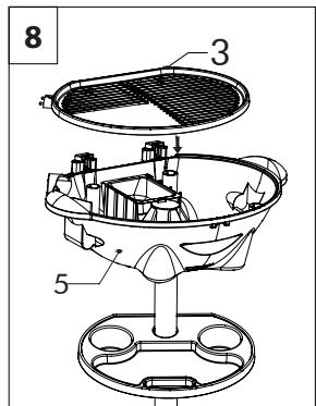 TRISTAR TABLE ET PIED 2200 - OPTIMEO ‐ OAC 250 RE1  OPTIMEO ‐ OAC 250 RE2  OPTIMEO ‐ OAC 300 RE1 - VOR DEM GEBRAUCH - 9