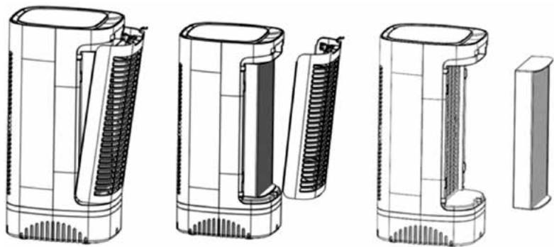 QLIMA A34 - CHANGING THE HEPA FILTER - 1