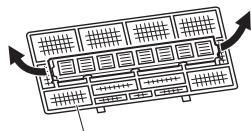 MITSUBISHI ELECTRIC MSZ-HR25VF MSZ-HR35VF MSZ-HR42VF MSZ-HR50VF - Filtre d'epuration d'air (Filtre purificateur d'air à argent ionisé, en option) - 1