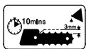 BLACK & DECKER GKC1820ST1 GKC1820L20 GKC1820L1 - Etiquetas en la herramienta - 8