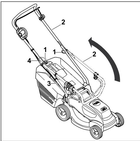 STIHL RMA 235 PACK AK20*AL101 - Duwstang omhoog klappen - 1