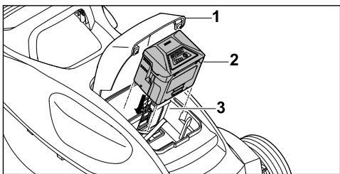 STIHL RMA 235 PACK AK20*AL101 - Akku einsetzen - 1