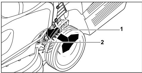 STIHL RMA 235 PACK AK20*AL101 - Setting the cutting height - 1