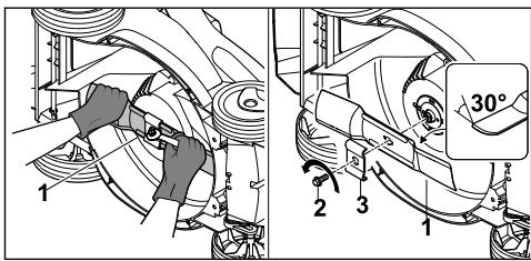 STIHL RMA 235 PACK AK20*AL101 - Smontaggio della lama - 1