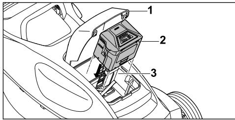 STIHL RMA 235 PACK AK20*AL101 - Fitting the Battery - 1