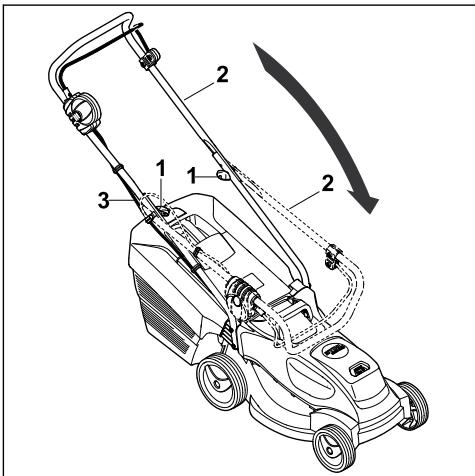 STIHL RMA 235 PACK AK20*AL101 - Folding the Handlebar - 1
