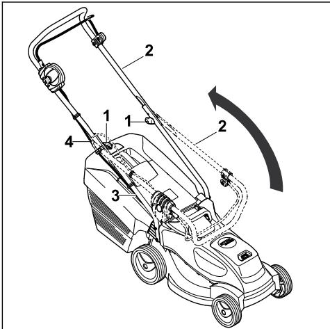 STIHL RMA 235 PACK AK20*AL101 - Dépliage du guidon - 1