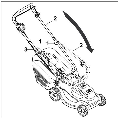STIHL RMA 235 PACK AK20*AL101 - Pliage du guidon - 1