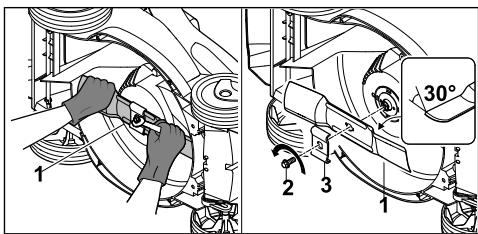 STIHL RMA 235 PACK AK20*AL101 - Démontage de la lame - 1
