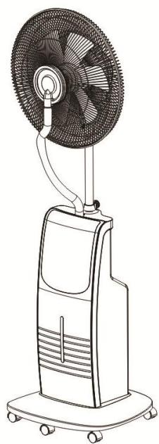 OFRESH 090 - Ventilateur brumisateur interieur 135cm O'FRESH - 2