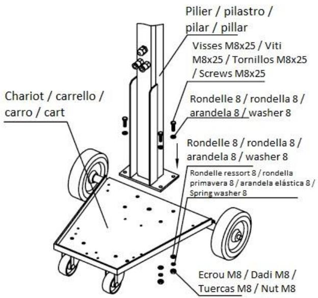 OFRESH VENTILATEUR BRUMISATEUR SUR PIED 180 CM - Etape 1: - 1