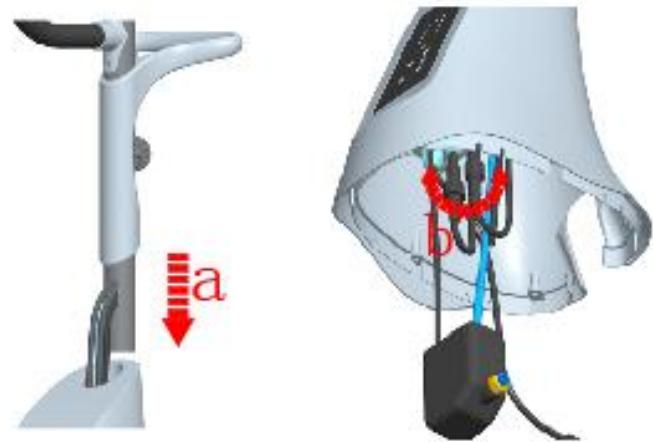 OFRESH VENTILATEUR BRUMISATEUR SUR PIED 170 CM - Etape 2: Connexion de l'alimentation - 1
