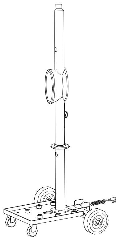 OFRESH VENTILATEUR BRUMISATEUR SUR PIED 200CM - Étape 1: Installez le pilier - 2