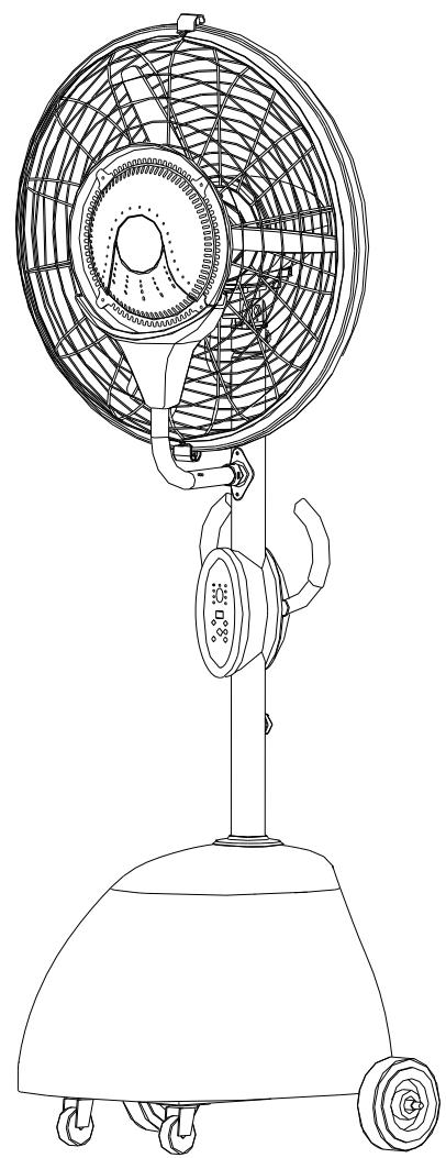 OFRESH VENTILATEUR BRUMISATEUR SUR PIED 200CM - 1