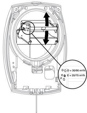 ALDES BAP 40/105 UNIVERSEL - Ajuster le débit - 2