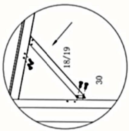 HABRITA PER 4030 GN - Montage de la toile - 7