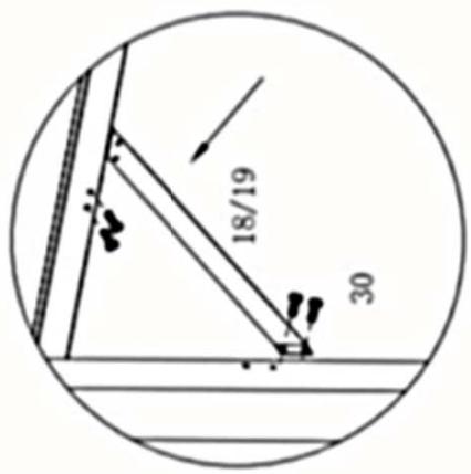 HABRITA PER 4030 WG - Les pièces pour l'assemblage - 44