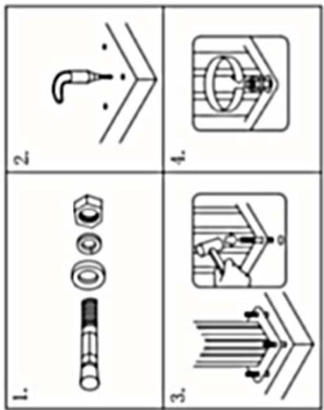 HABRITA PER 4030 WG - Les pièces pour l'assemblage - 45