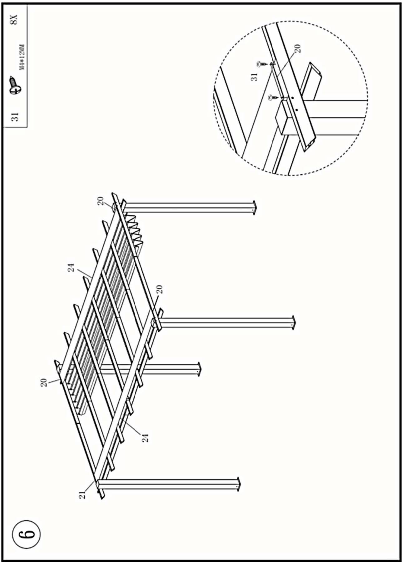 HABRITA PER 4030 WG - Les pièces pour l'assemblage - 41