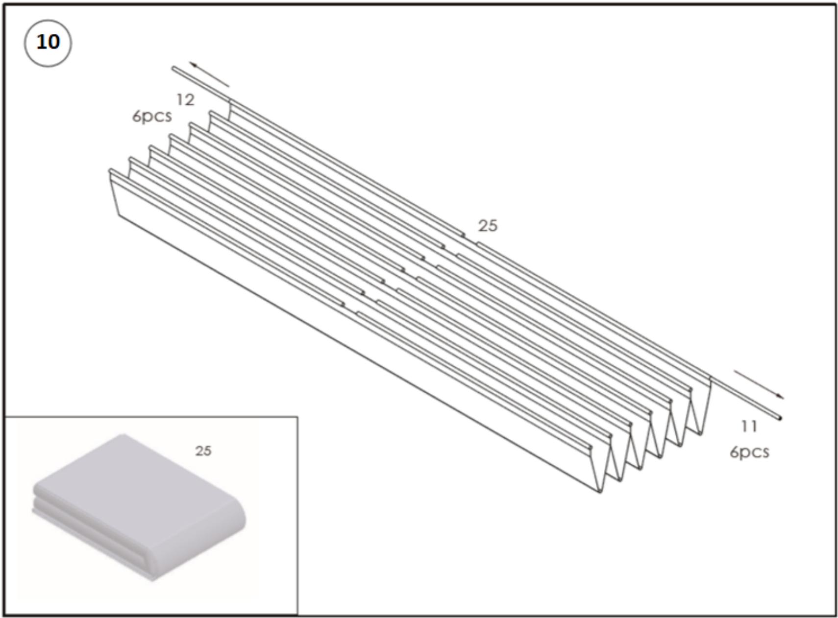 HABRITA PER 4030 WN - Detacher les 2 auvents des chevrons - 2