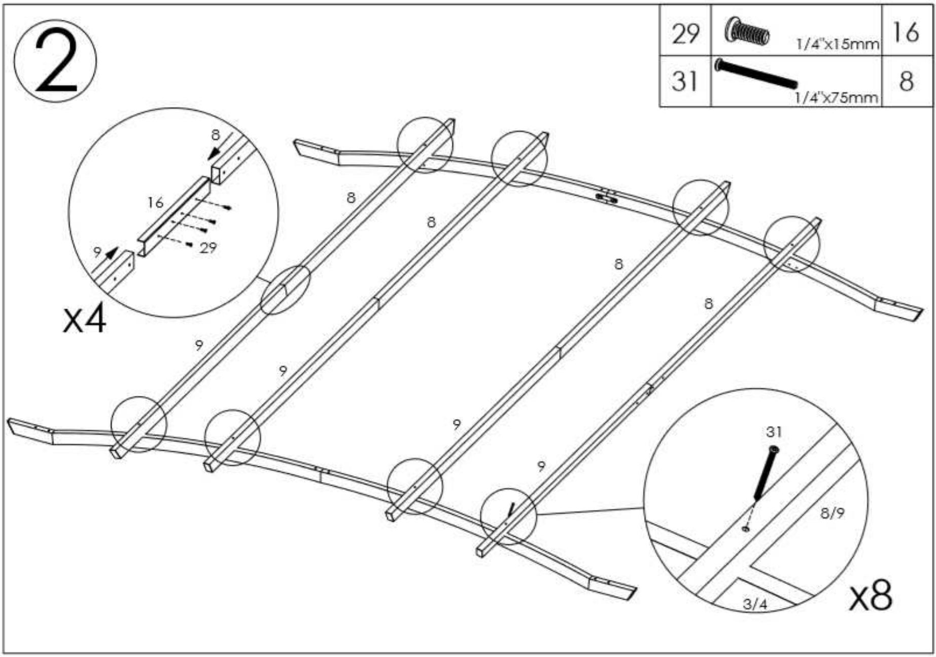 HABRITA PER 3433 GR - Emplacement des pièces dans les cartons - 59