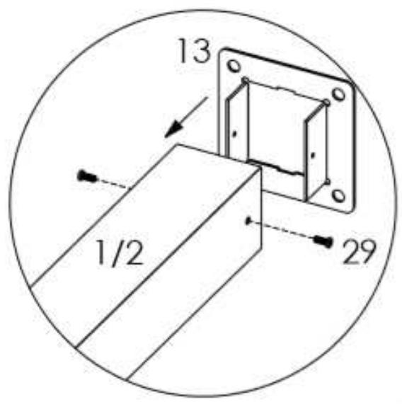 HABRITA PER 3433 GR - Emplacement des pièces dans les cartons - 62