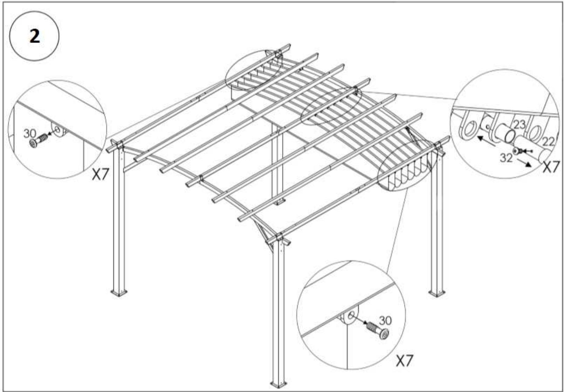 HABRITA PER 3433 GR - DETACHER LES 2 AUVENTS DES CHEVRONS - 2