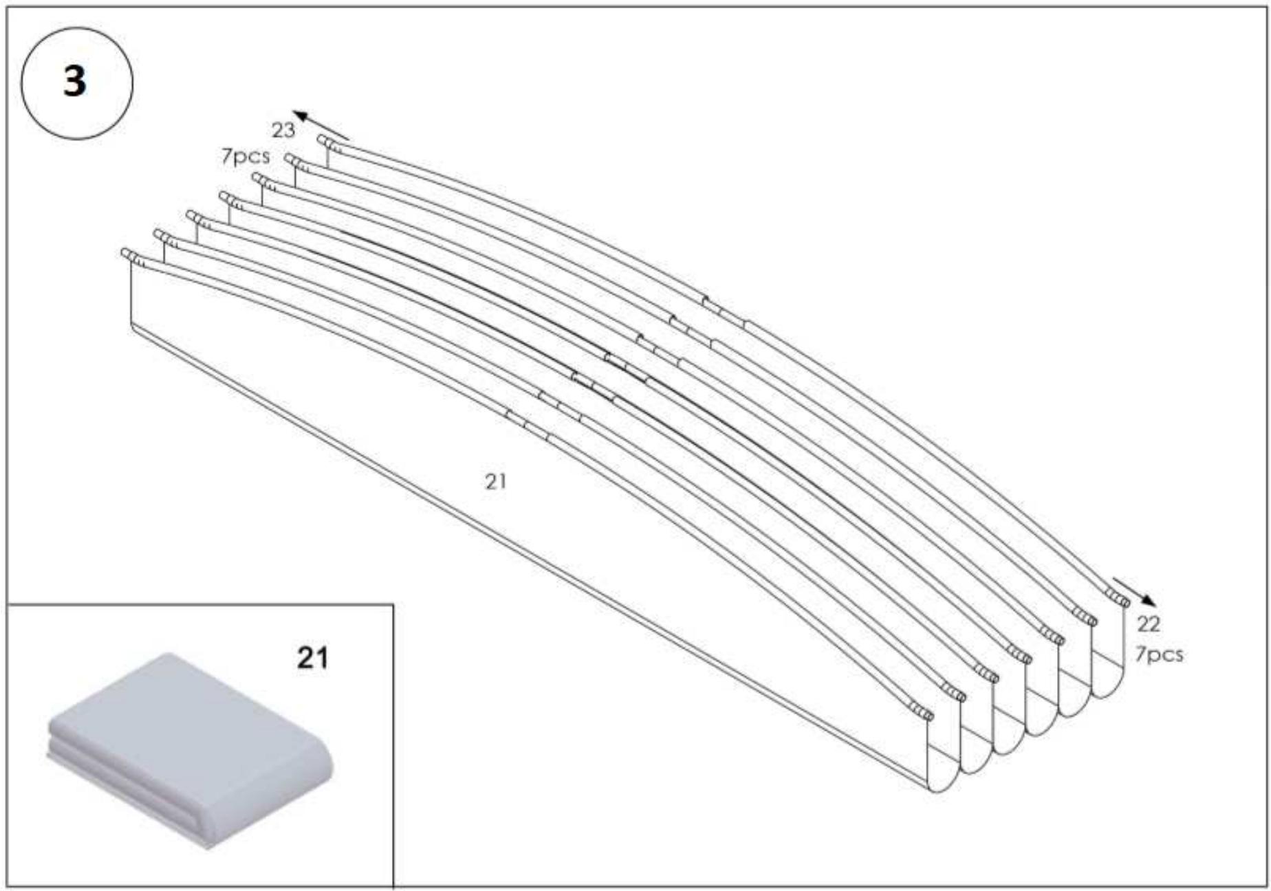 HABRITA PER 3433 GR - DETACHER LES 2 AUVENTS DES CHEVRONS - 3