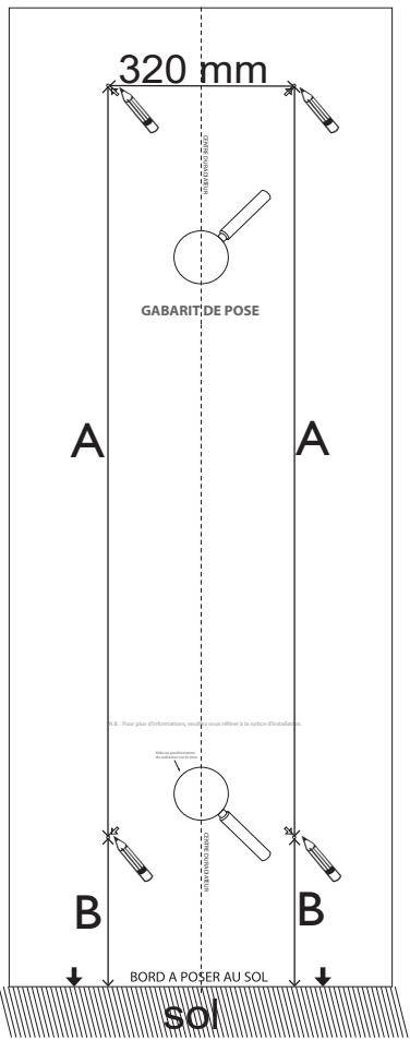 SAUTER IPALA - FIXER LES SUPPORTS MURAUX DU MODELE VERTICAL - 1