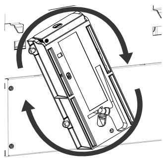 SAUTER IPALA PLINTHE - MODIFIER LA POSITION DU BOITIER DE COMMANDE DU MODELE VERTICAL - 3