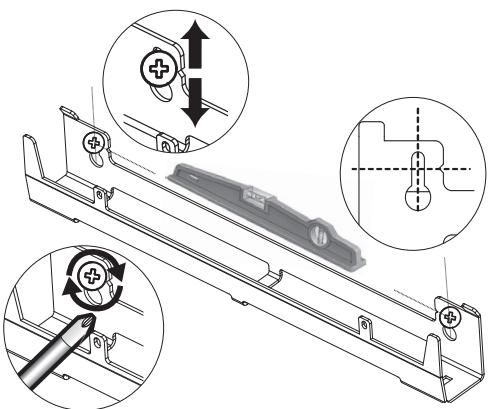 SAUTER IPALA PLINTHE - FIXER LES SUPPORTS MURAUX DU MODELE VERTICAL - 3