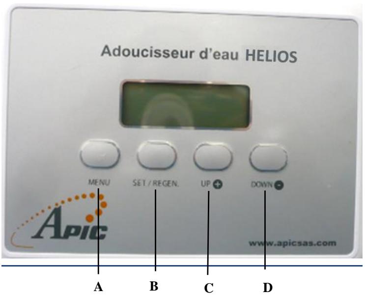 APIC HELIOS - Description des commandes et réglages - 1