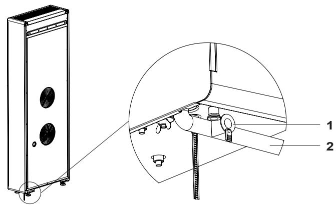 KLIMEA 10HP VERTICAL - Prédisposition pour l'évacuation de la condensation - 2