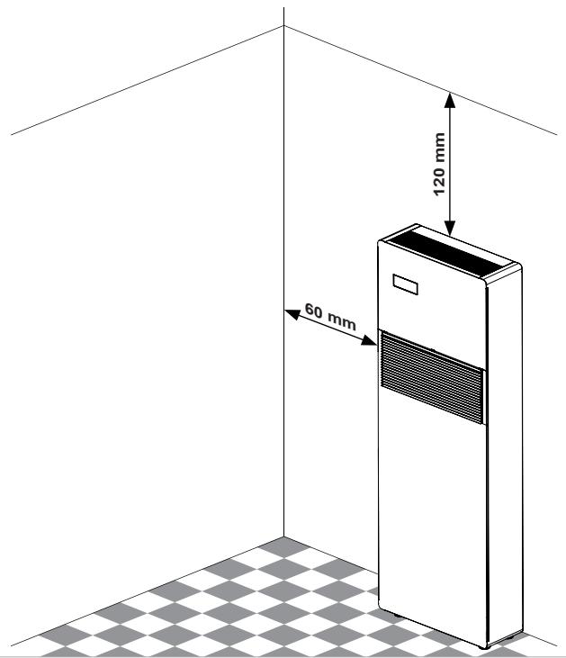 KLIMEA 10HP VERTICAL - Placement de l'unité - 1