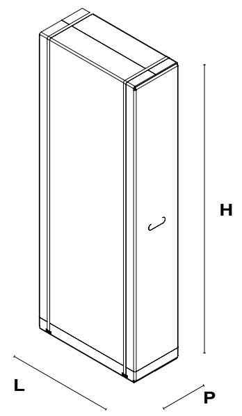 KLIMEA 10HP VERTICAL - Dimensions et poids pour le transport - 1