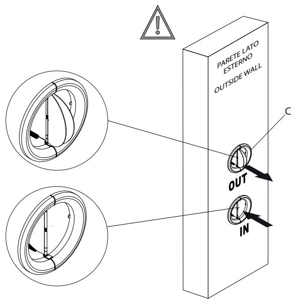 KLIMEA 10HP VERTICAL - Montage des conduits d'air et des volets extérieurs - 2