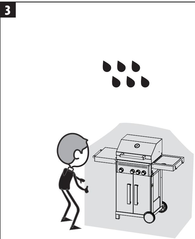 Leroy Merlin E B400 3 + 1 BURNERS - GAZ BARBECUE B400 3 + 1 BURNERS - 59