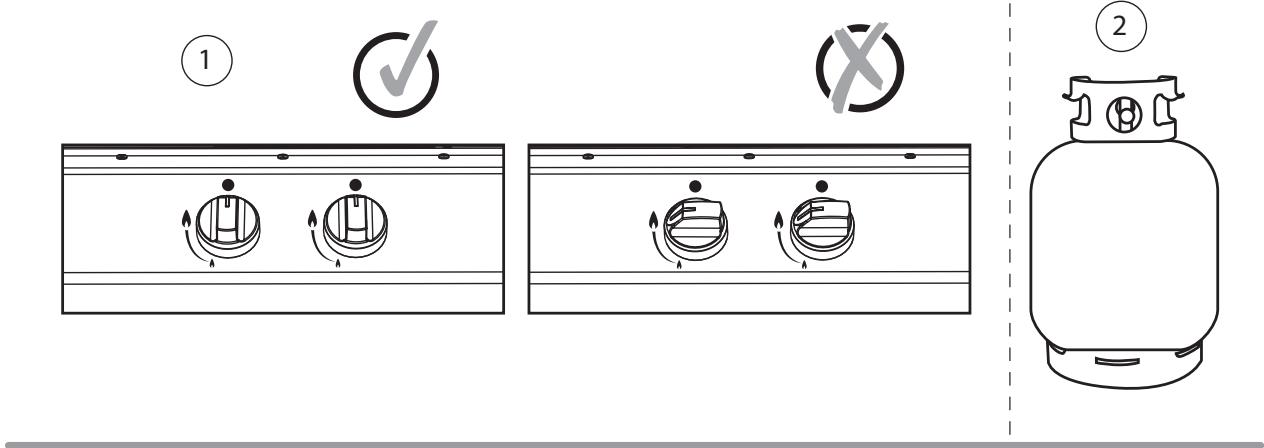 Leroy Merlin E B400 3 + 1 BURNERS - GAZ BARBECUE B400 3 + 1 BURNERS - 41