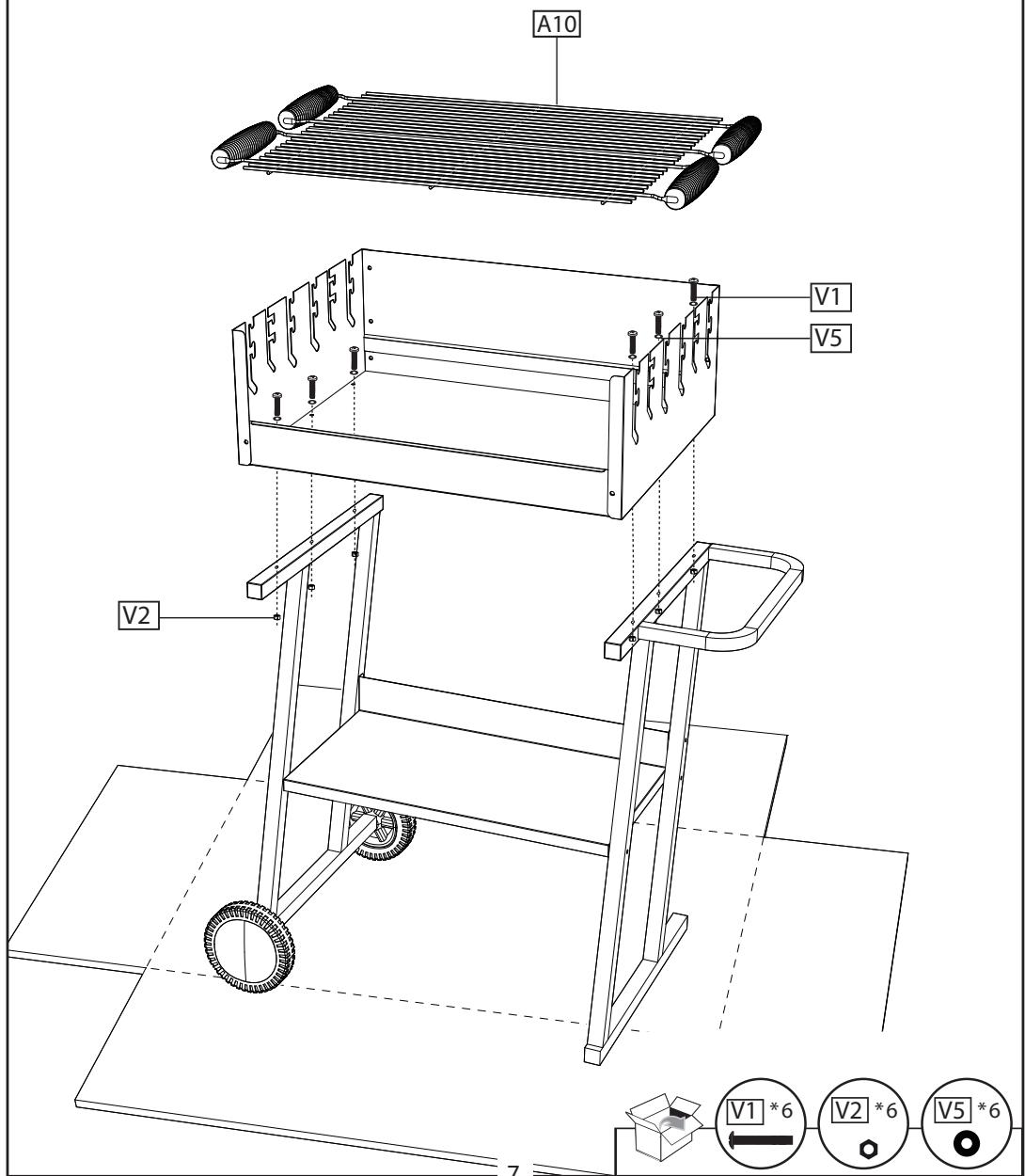 Leroy Merlin BARBECUE BICOOK ON TROLLEY - 6