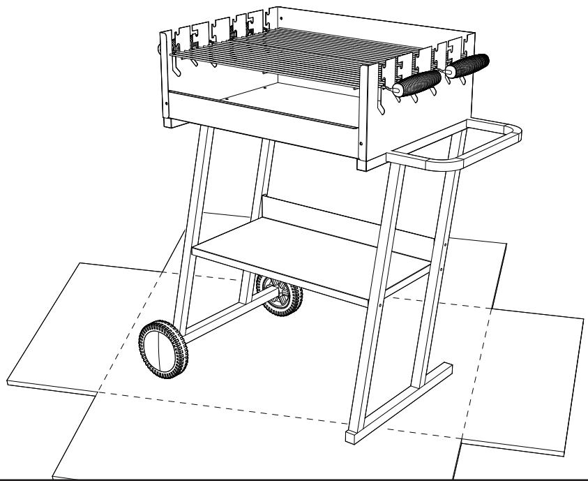 Leroy Merlin BARBECUE BICOOK ON TROLLEY - 7