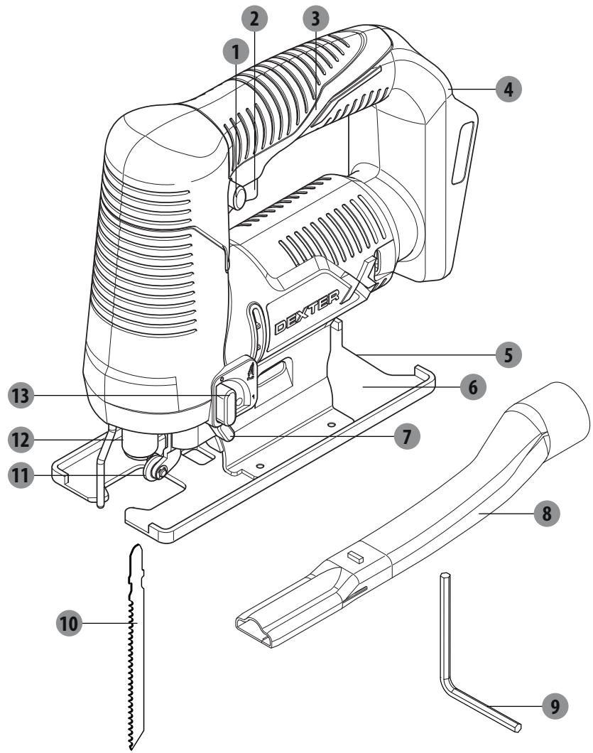 DEXTER UP20 20 V - 20VJS2-28.1 - 3.DESCRIERE - 1