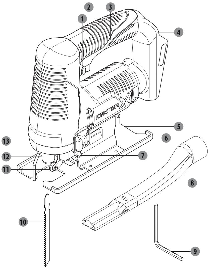 DEXTER UP20 20 V - 20VJS2-28.1 - DESCRIPCION - 1