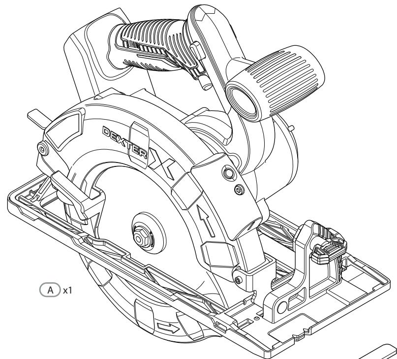 DEXTER UP20 BRUSHLESS - 20VCIS3-190BL.1 - 3