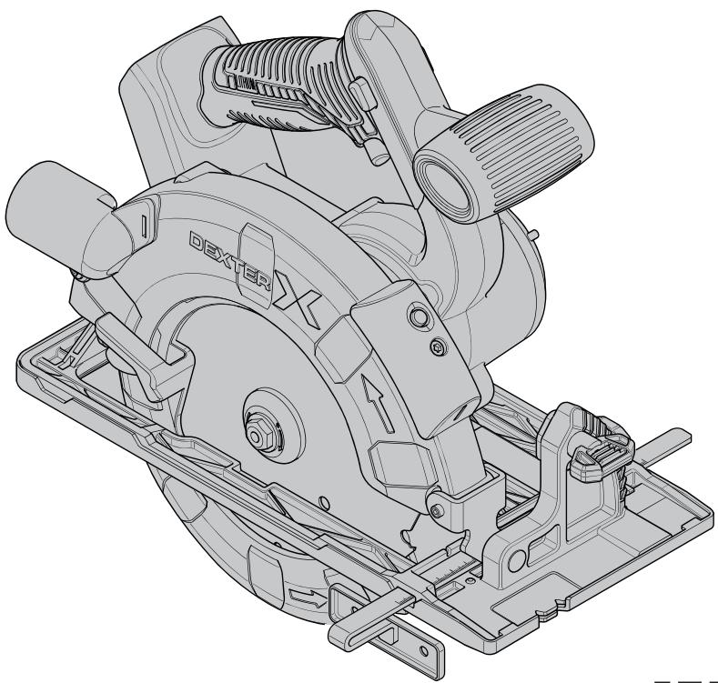 DEXTER UP20 BRUSHLESS - 20VCIS3-190BL.1 - oswiadcz, ze beszczotkowa piła tarczowa Model: 20VCIS3-190BL.1 - 1