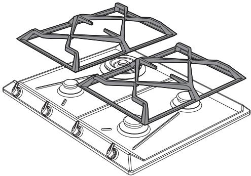 SMEG SR775AO - Démontage du plan - 1