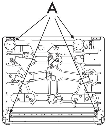 SMEG SR775AO - Fixation à la structure de support - 2