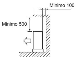 MITSUBISHI ELECTRIC MXZ-4D83VA MXZ-5D102VA - Ostacoli sulla parte superiore - 1