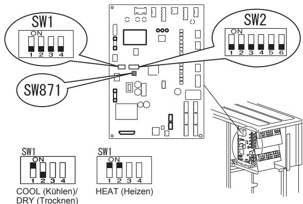 MITSUBISHI ELECTRIC MXZ-4D83VA MXZ-5D102VA - [Einstellung zur Verriegelung der Betriebsart] - 1